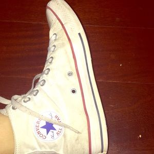Converse White All-Star Hightops